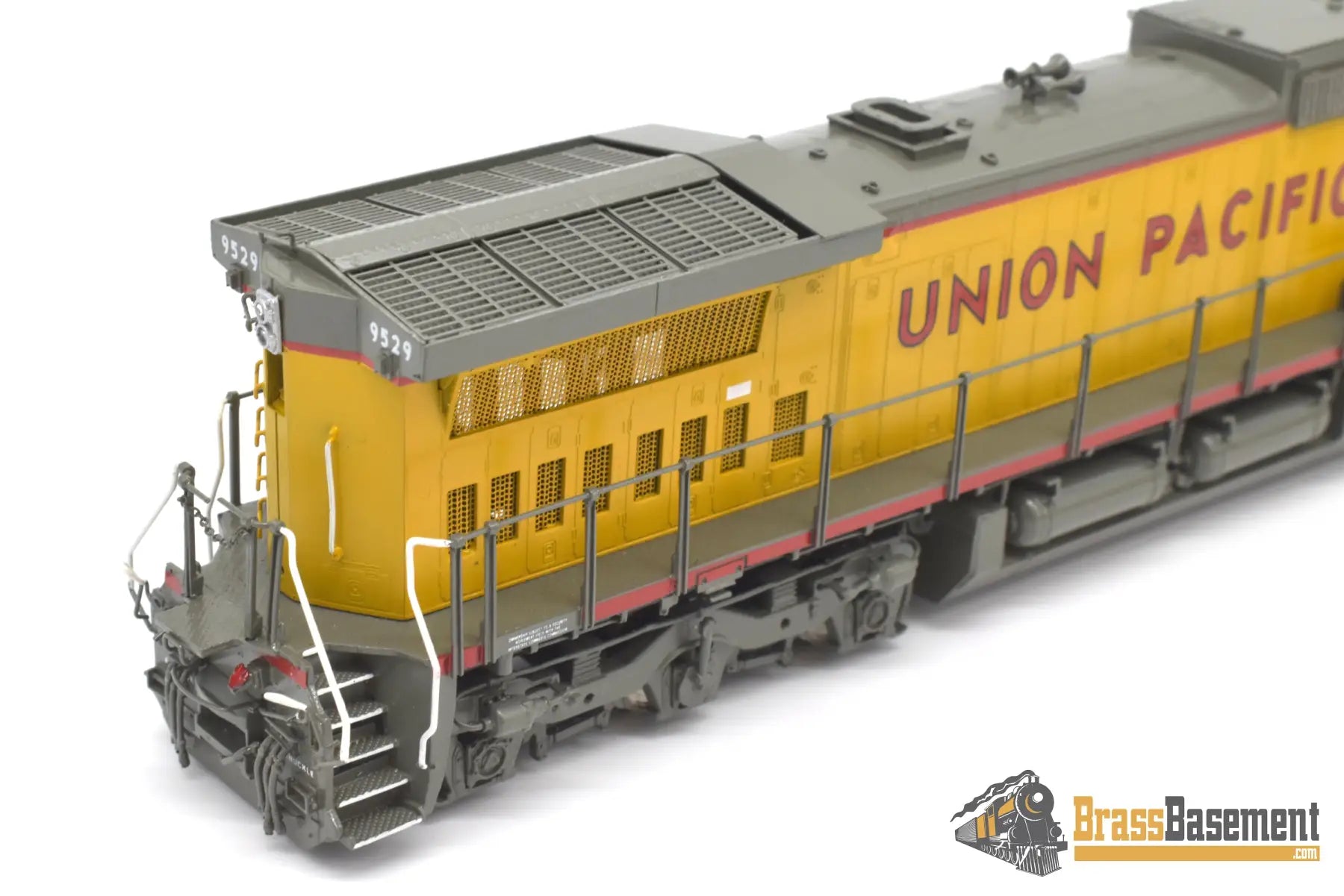 Ho Brass - Omi 6523.1 Union Pacific Up Dash 8 - 41Cw #9529 Factory Painted Armour Yellow Diesel