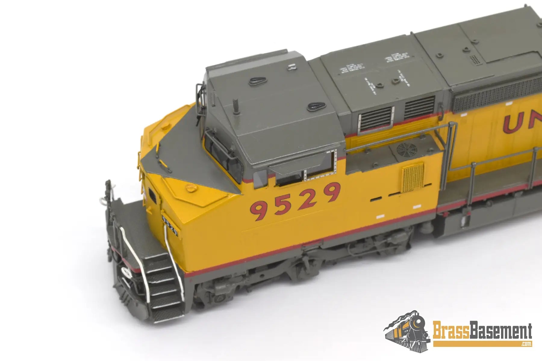 Ho Brass - Omi 6523.1 Union Pacific Up Dash 8 - 41Cw #9529 Factory Painted Armour Yellow Diesel