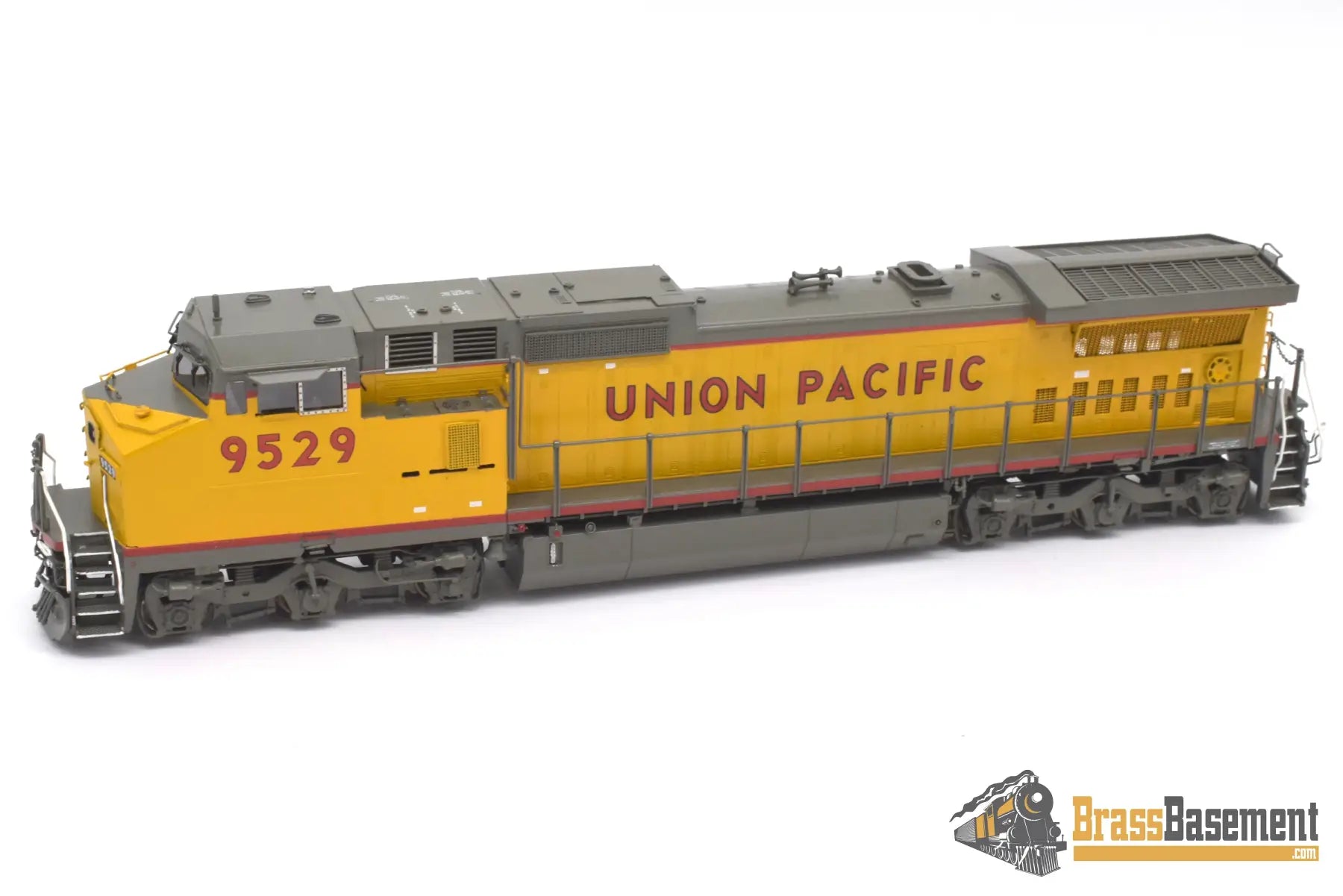 Ho Brass - Omi 6523.1 Union Pacific Up Dash 8 - 41Cw #9529 Factory Painted Armour Yellow Diesel