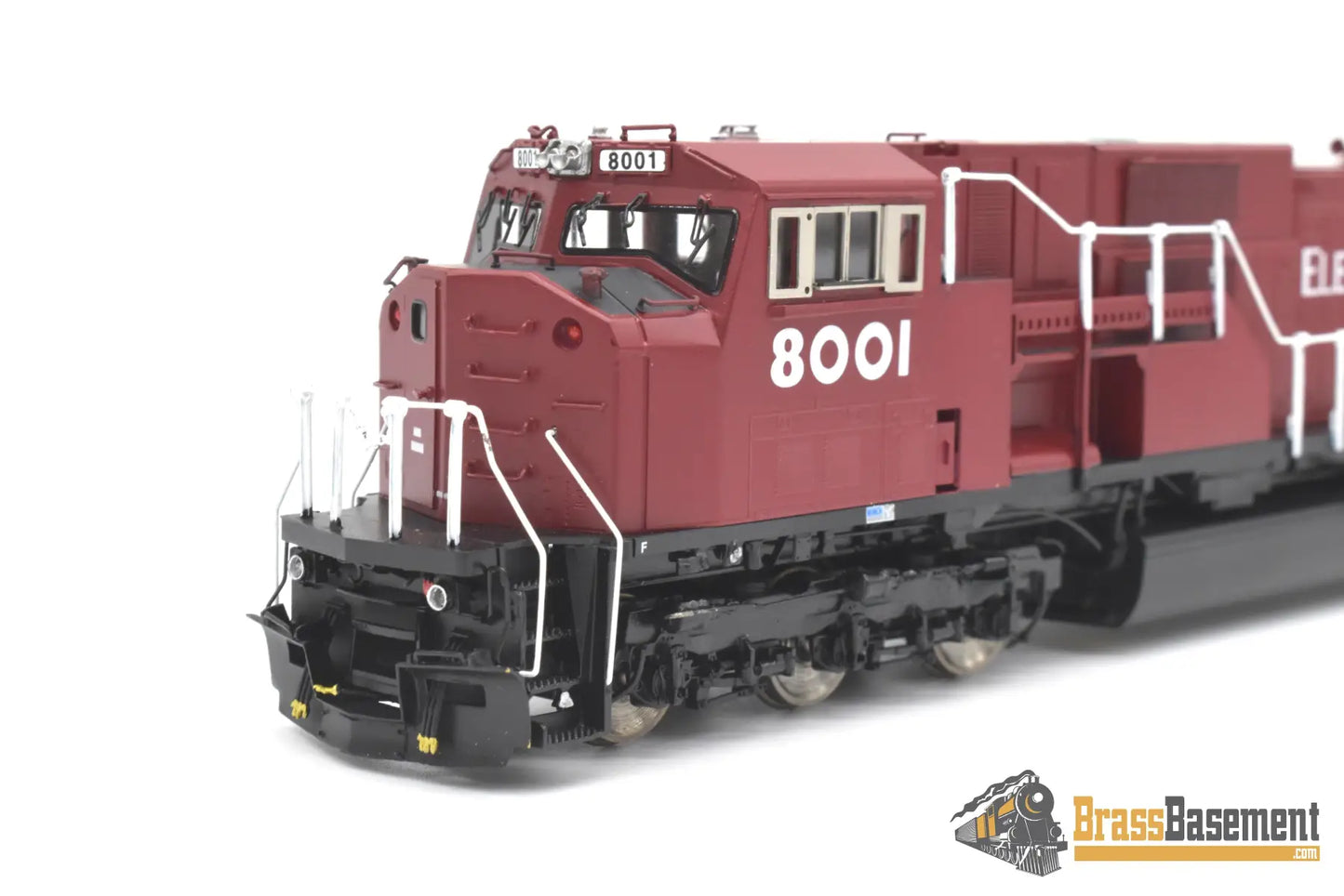 Ho Brass - Omi 6529.1 Emd Sd80Mac #8001 Factory Painted Red Diesel