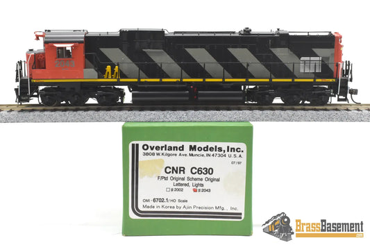 Ho Brass - Omi 6702.1 Cnr Canadian National C630 #2043 F/P Original Scheme Zebra Diesel