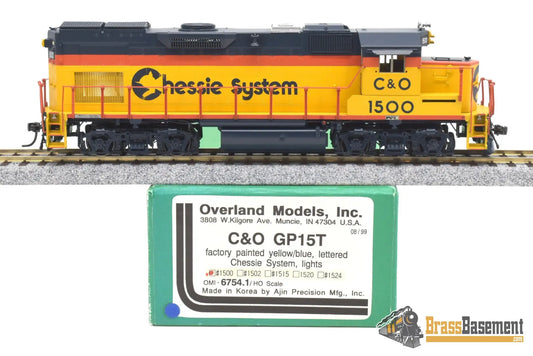 Ho Brass - Omi 6754.1 Chessie C&O Gp15T #1500 Factory Paint 1999 Run Diesel