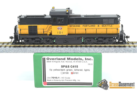 Ho Brass - Omi 7010.1 Sp&S Spokane Portland & Seattle Alco C415 #101 Mint Diesel