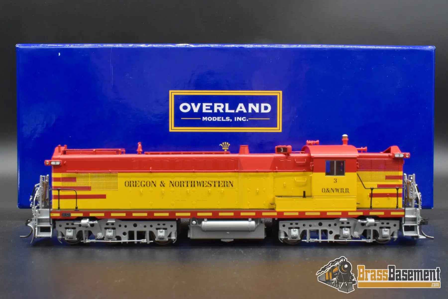 Ho Brass - Omi Aa-1213-1 Oregon & Northwestern As-616 #3 Red-Yellow-Silver Diesel