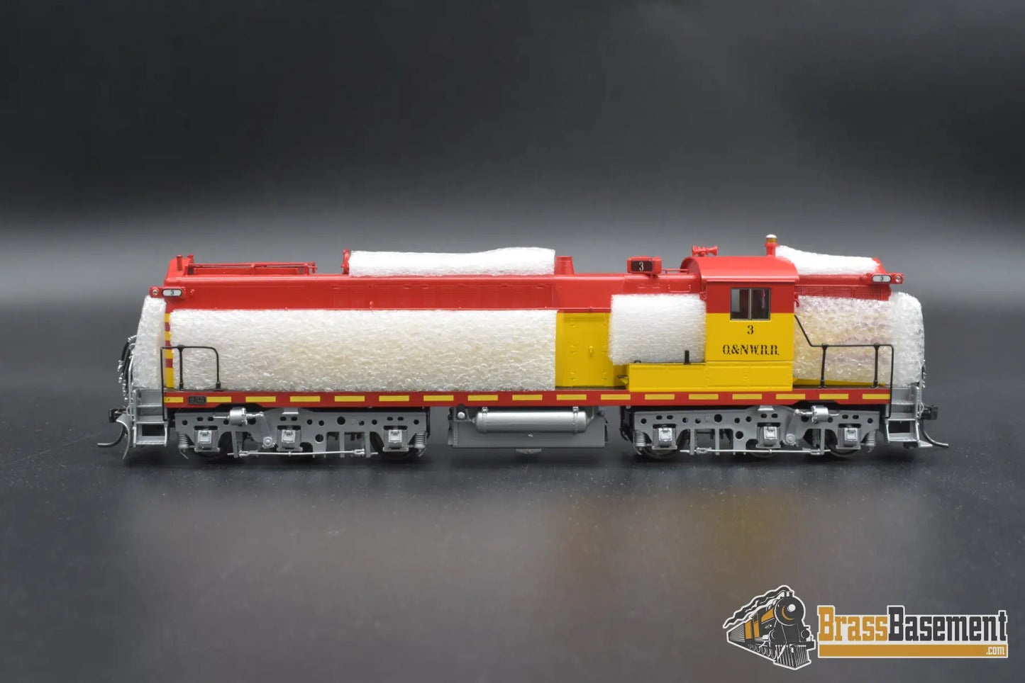 Ho Brass - Omi Aa-1213-1 Oregon & Northwestern As-616 #3 Red-Yellow-Silver Diesel