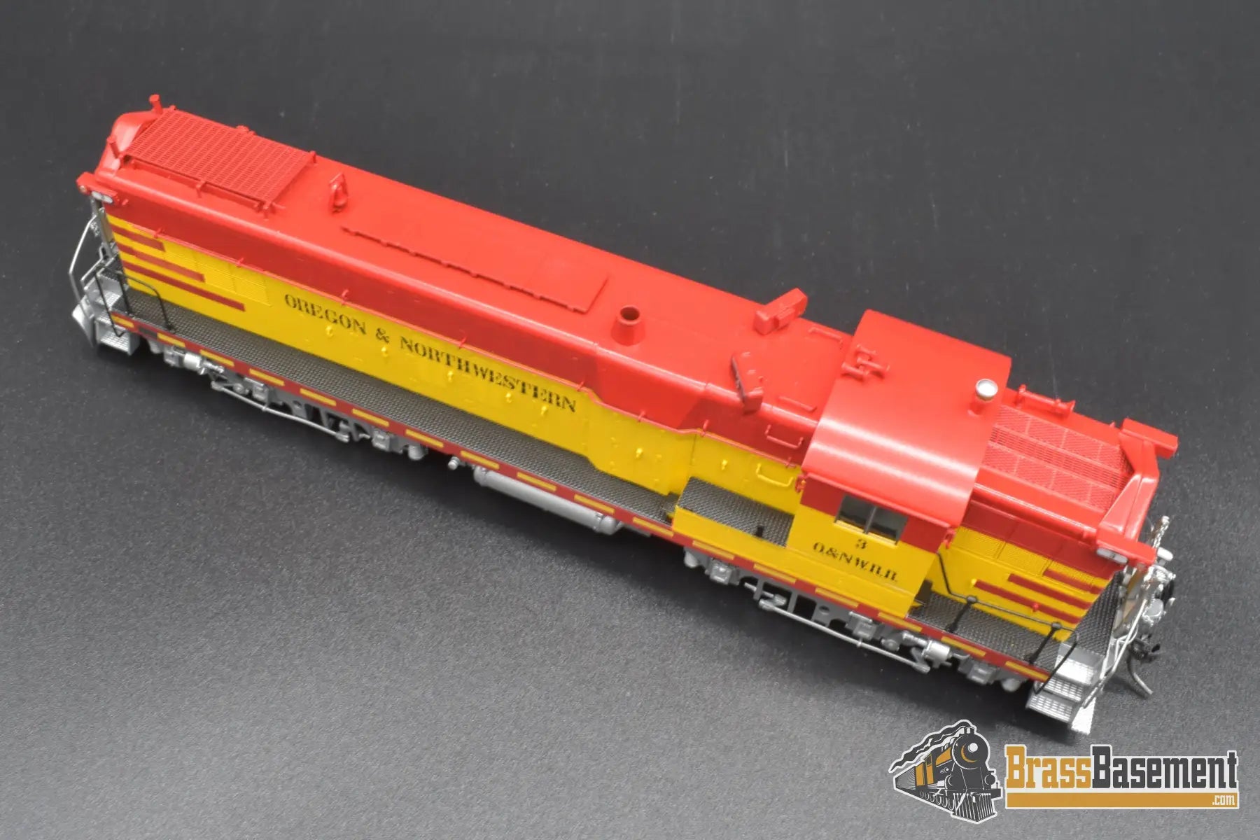 Ho Brass - Omi Aa-1213-1 Oregon & Northwestern As-616 #3 Red-Yellow-Silver Diesel