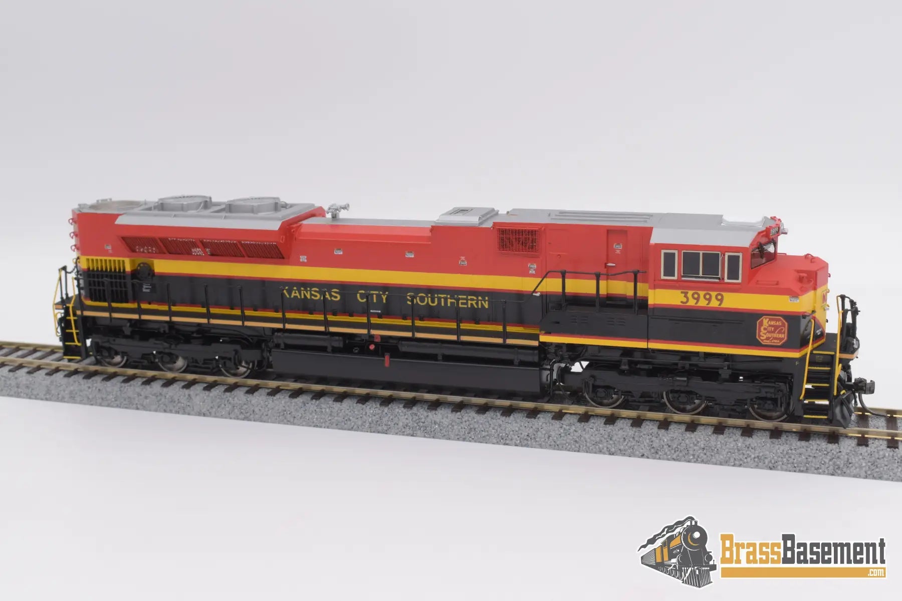 Ho Brass - Omi Aa - 1318 - 2 Kcs Kansas City Southern Sd70Ace Ex Demo Diesel