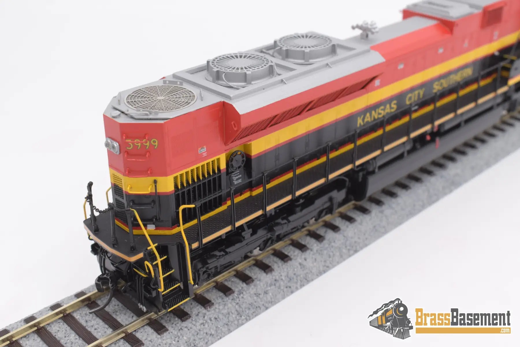 Ho Brass - Omi Aa - 1318 - 2 Kcs Kansas City Southern Sd70Ace Ex Demo Diesel