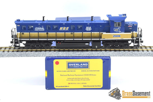 Ho Brass - Omi Aa - 1350 - 1 National Railway Equipment 3Gs21B Genset Demonstrator #2008