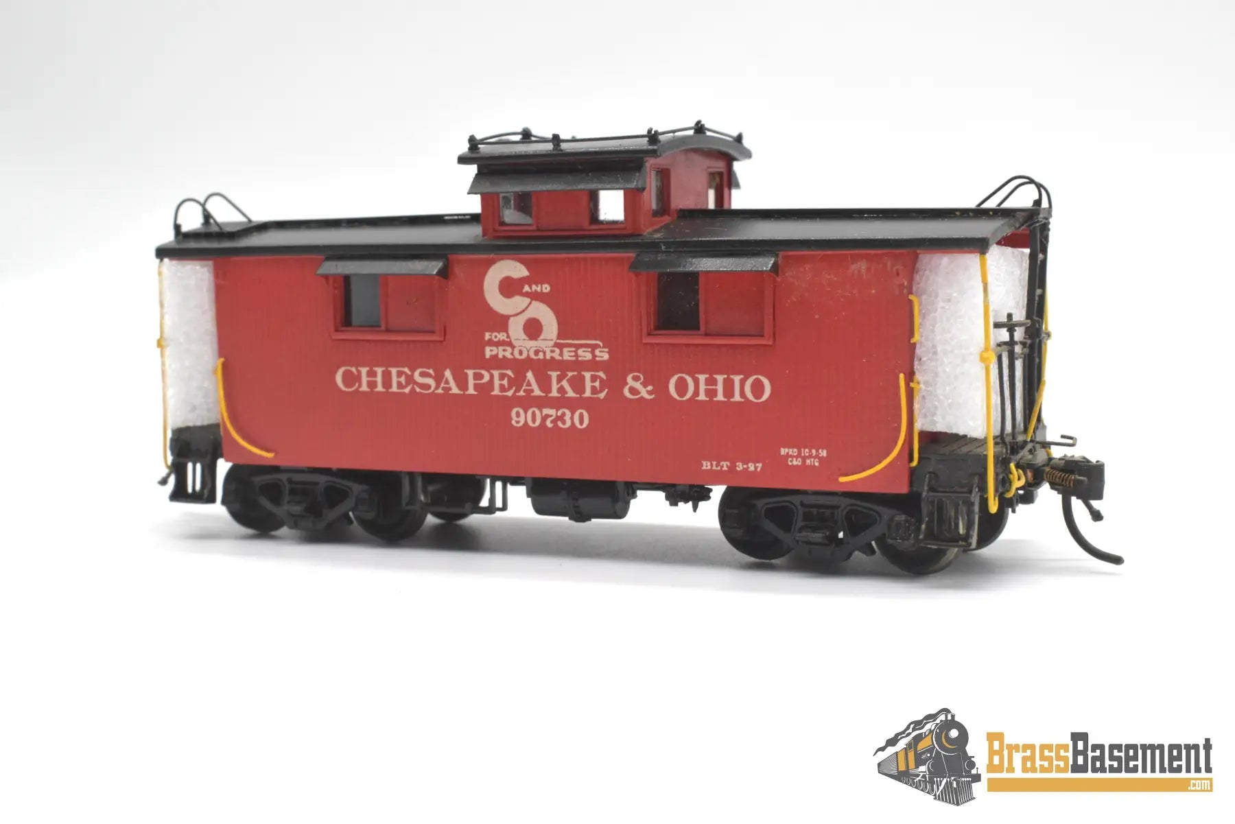 Ho Brass - Omi C&O Chesapeake & Ohio Caboose #90730 Cp 1990S