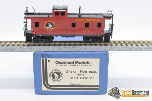 Ho Brass - Omi Overland Great Northern Caboose Custom Painted