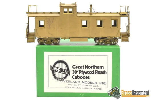 Ho Brass - Omi Overland Models Great Northern Gn 30’ Plywood Sheath Caboose