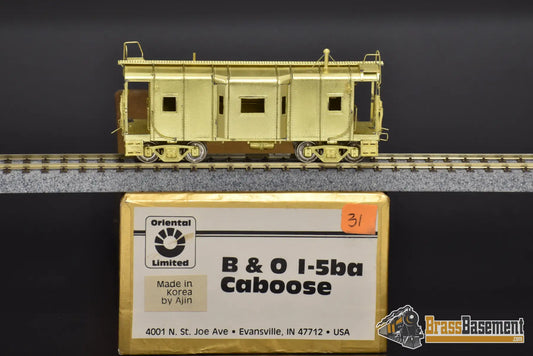 Ho Brass - Oriental Baltimore & Ohio B&O I - 5Ba Caboose Unpainted