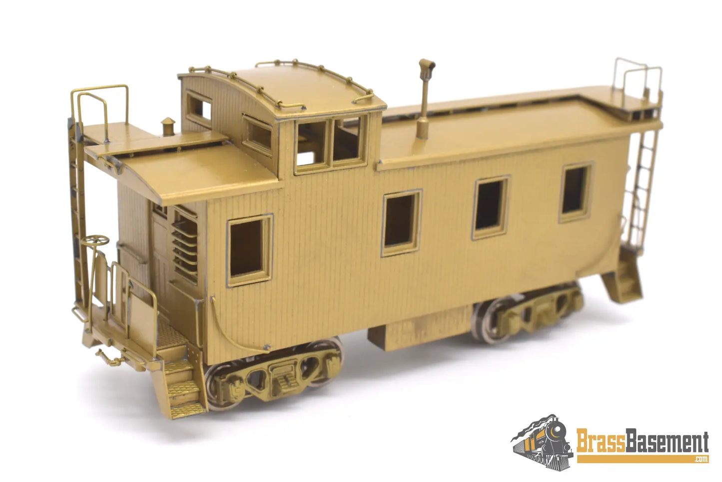 Ho Brass - Oriental Great Northern Gn 25Ft Wood Caboose Unpainted Mint Woo Yang