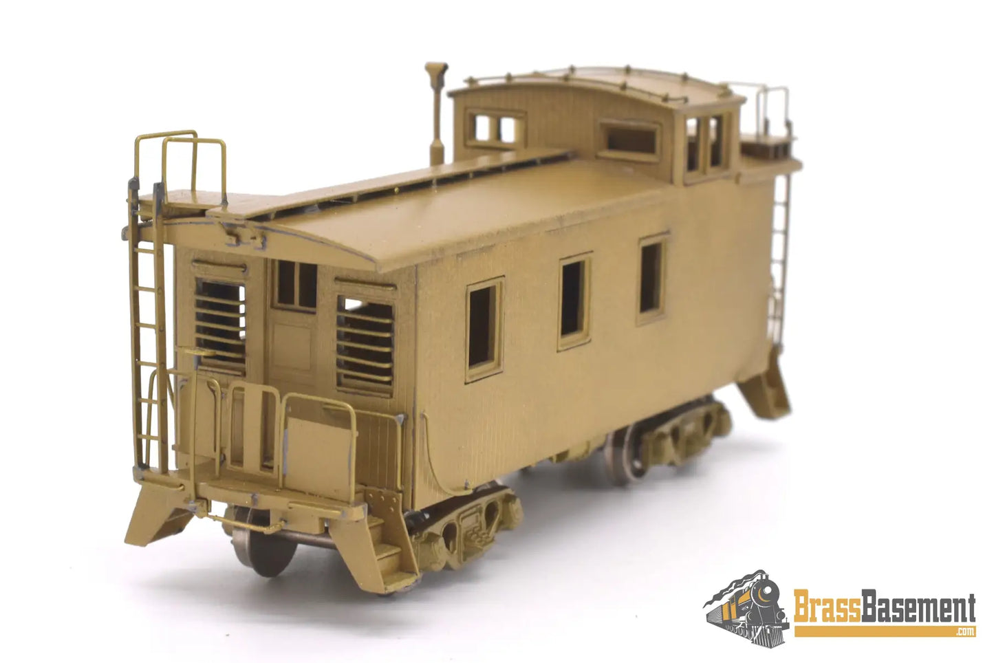 Ho Brass - Oriental Great Northern Gn 25Ft Wood Caboose Unpainted Mint Woo Yang