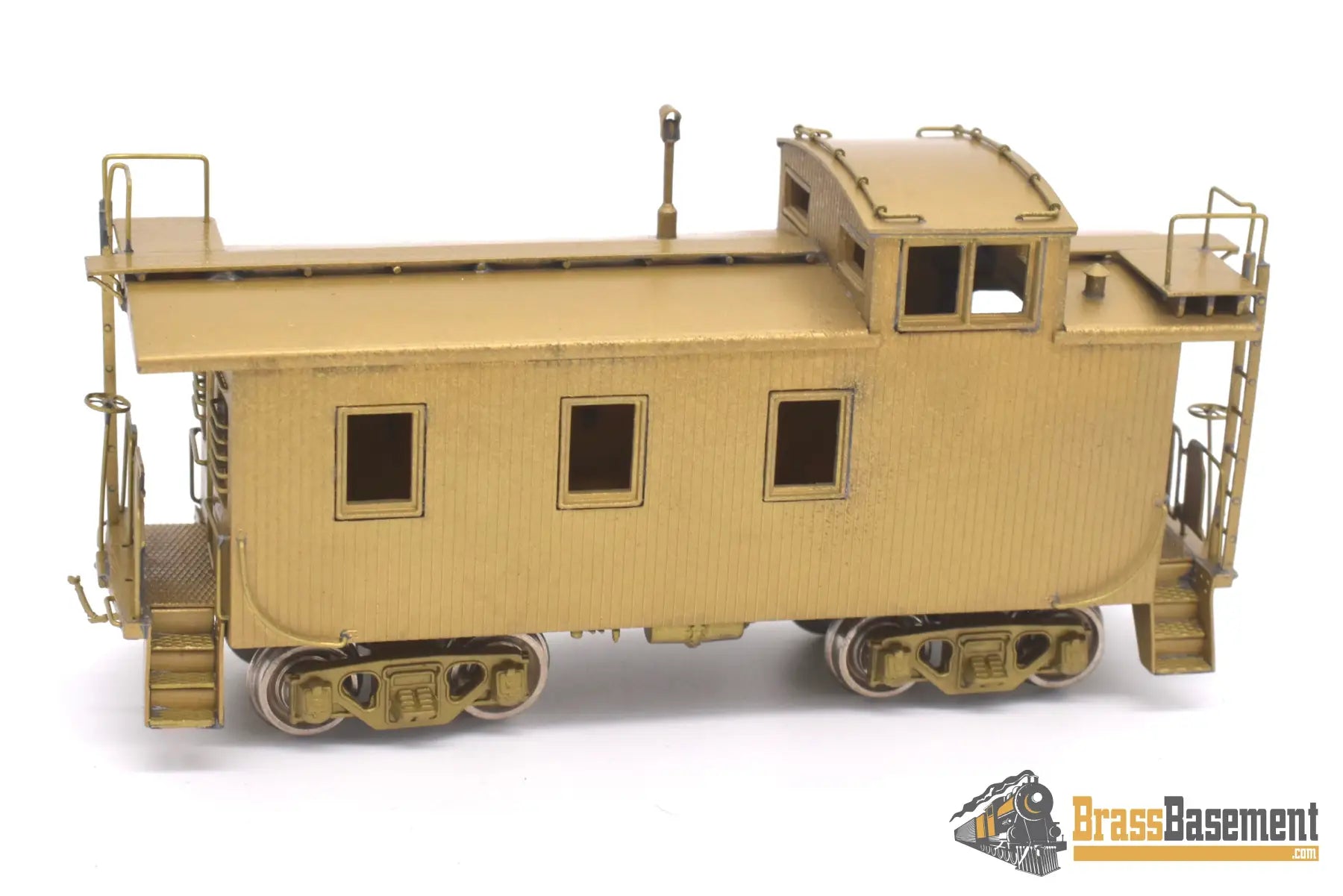 Ho Brass - Oriental Great Northern Gn 25Ft Wood Caboose Unpainted Mint Woo Yang