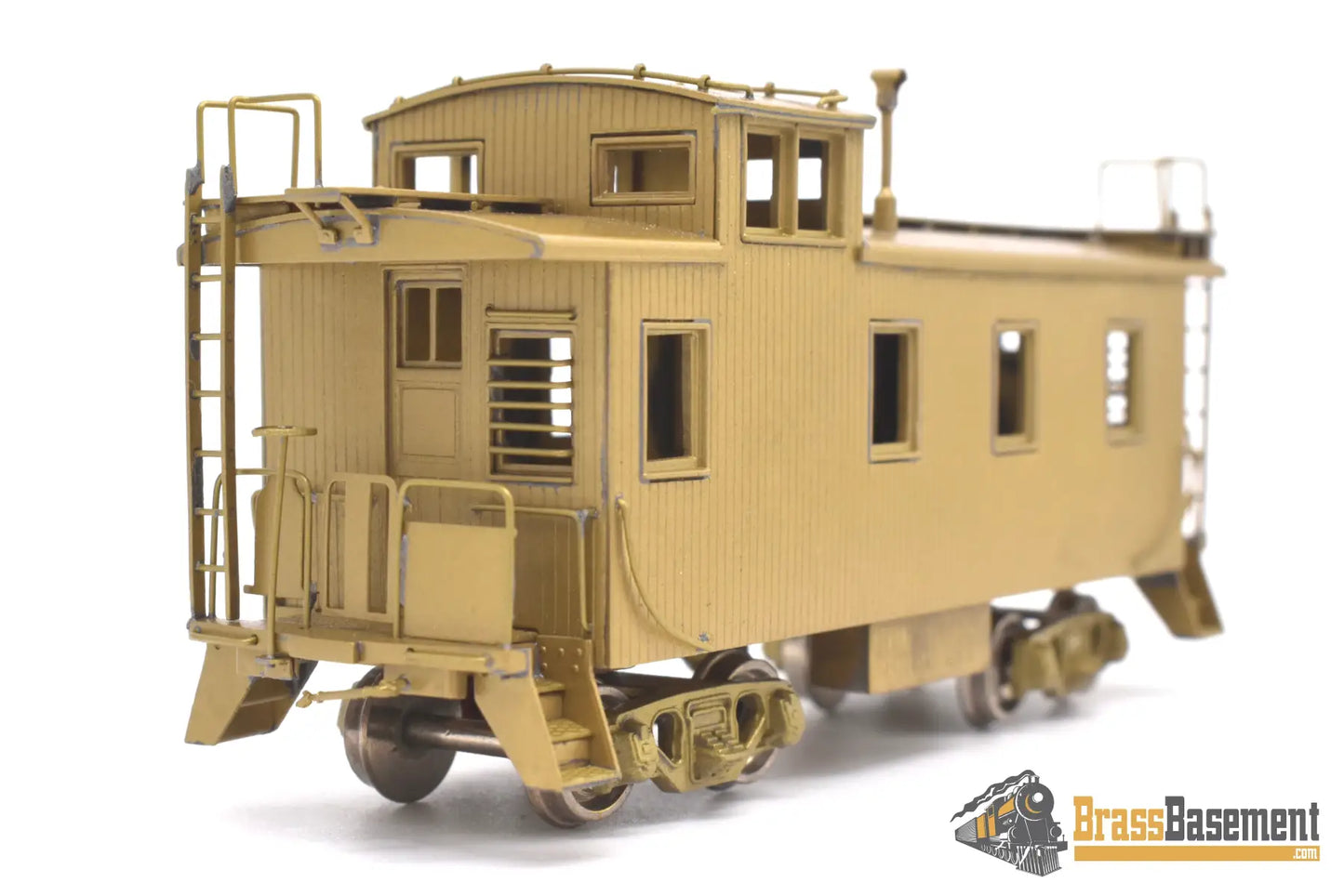 Ho Brass - Oriental Great Northern Gn 25Ft Wood Caboose Unpainted Mint Woo Yang