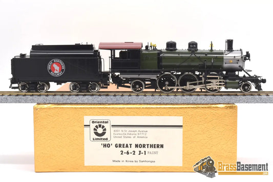 Ho Brass - Oriental Great Northern Gn J - 1 2 - 6 - 2 Factory Painted Mint Steam