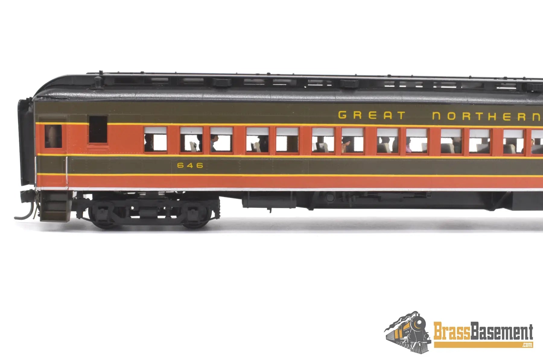 Ho Brass - Oriental Limited Great Northern Empire Builder Second Class Coach #646 Pro Custom &