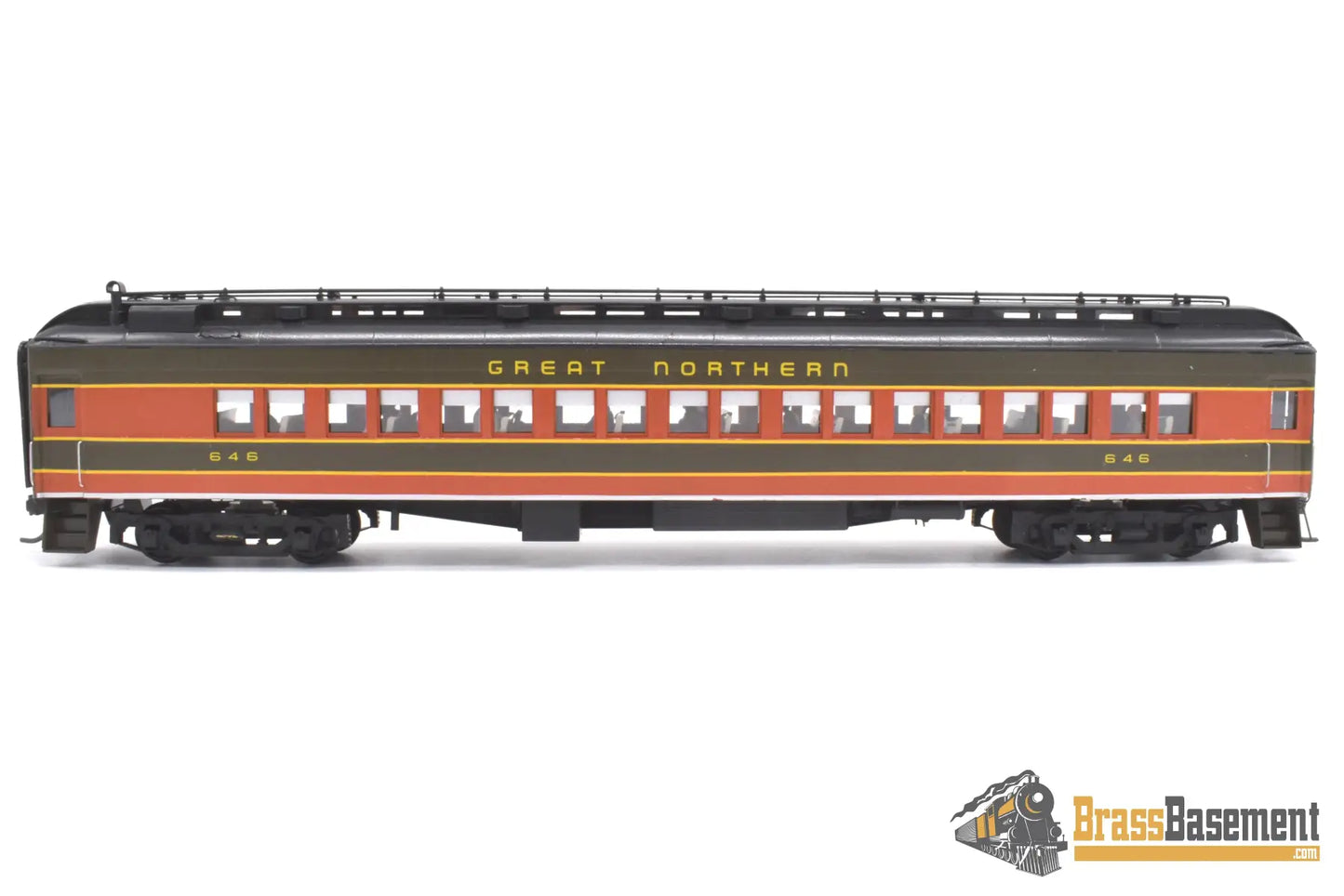 Ho Brass - Oriental Limited Great Northern Empire Builder Second Class Coach #646 Pro Custom &