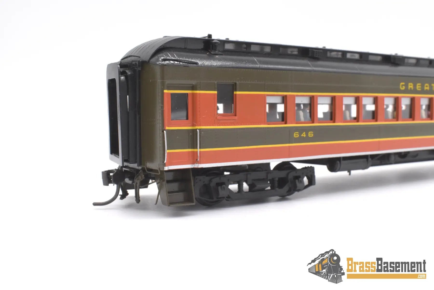 Ho Brass - Oriental Limited Great Northern Empire Builder Second Class Coach #646 Pro Custom &