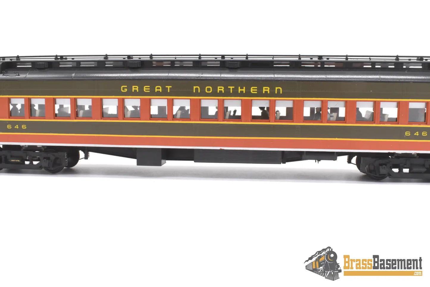 Ho Brass - Oriental Limited Great Northern Empire Builder Second Class Coach #646 Pro Custom &