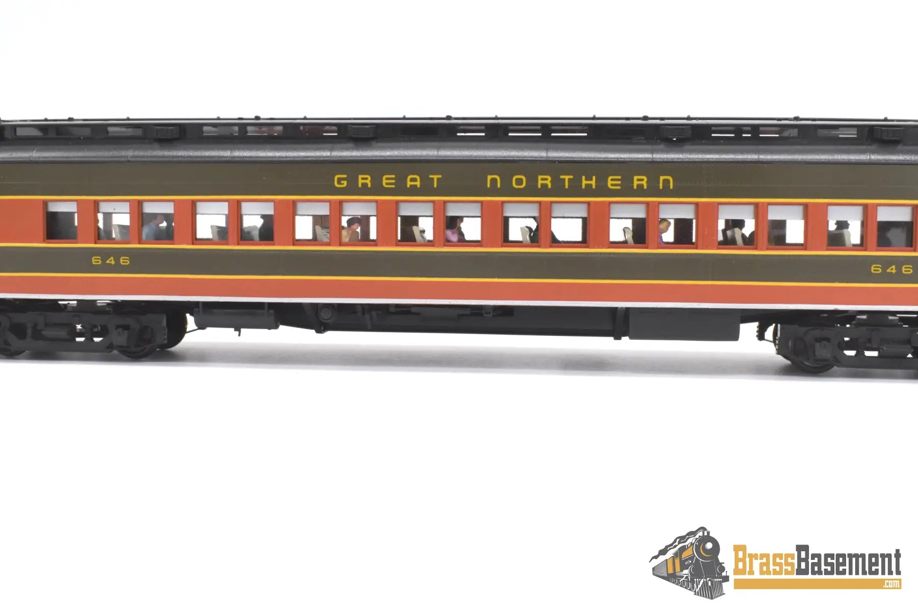 Ho Brass - Oriental Limited Great Northern Empire Builder Second Class Coach #646 Pro Custom &