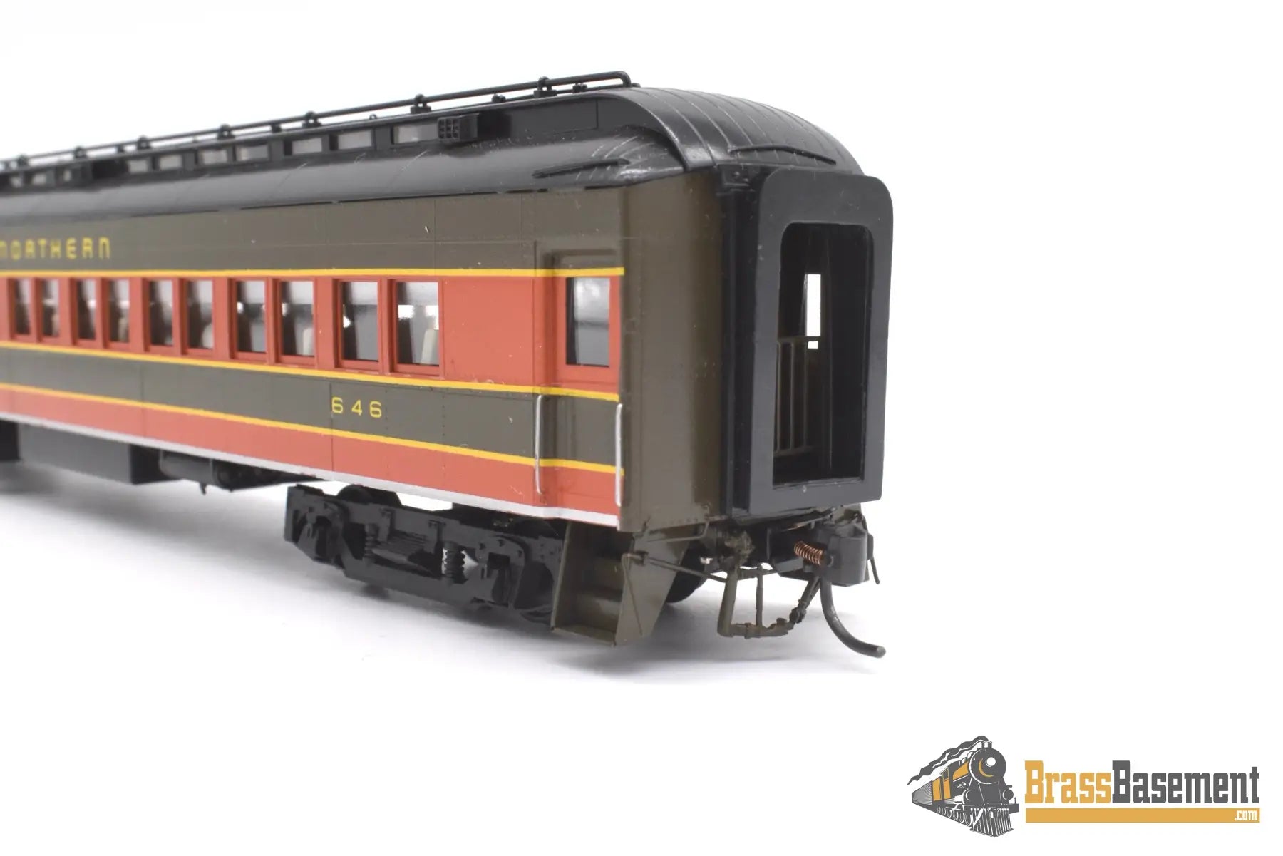 Ho Brass - Oriental Limited Great Northern Empire Builder Second Class Coach #646 Pro Custom &