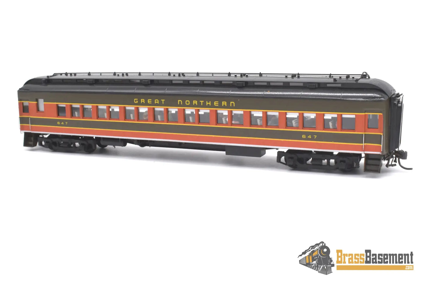 Ho Brass - Oriental Limited Great Northern Empire Builder Second Class Coach #647 Pro Custom &