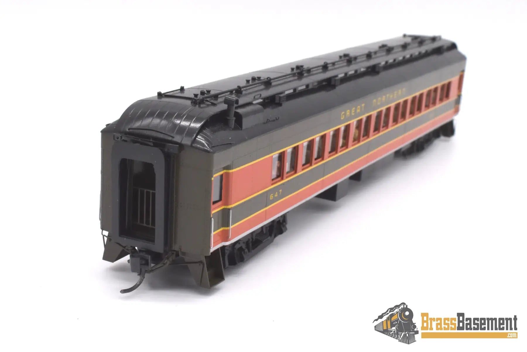 Ho Brass - Oriental Limited Great Northern Empire Builder Second Class Coach #647 Pro Custom &