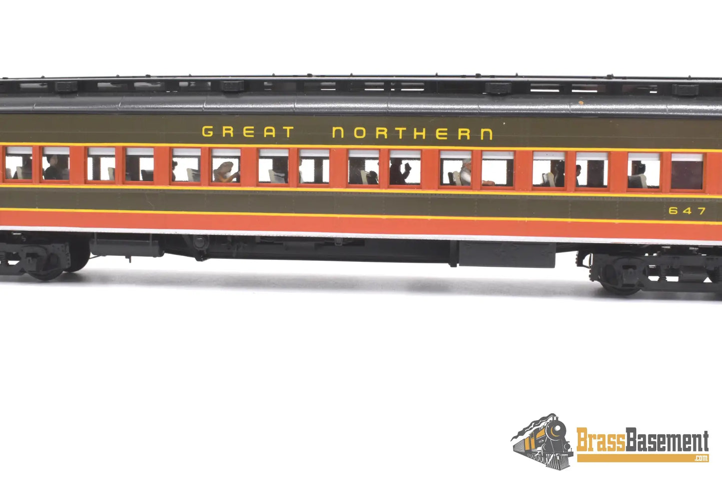 Ho Brass - Oriental Limited Great Northern Empire Builder Second Class Coach #647 Pro Custom &