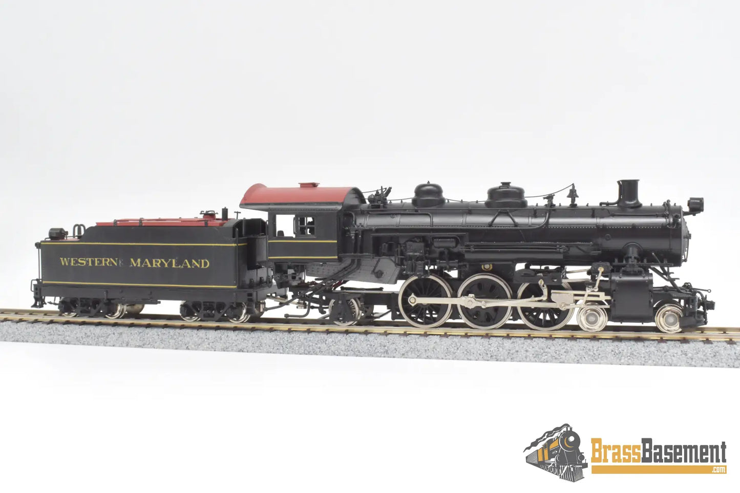 Ho Brass - Ortl P4940 Western Maryland Wm 4-6-2 K-2 Pacific Factory Painted Oil Version Steam