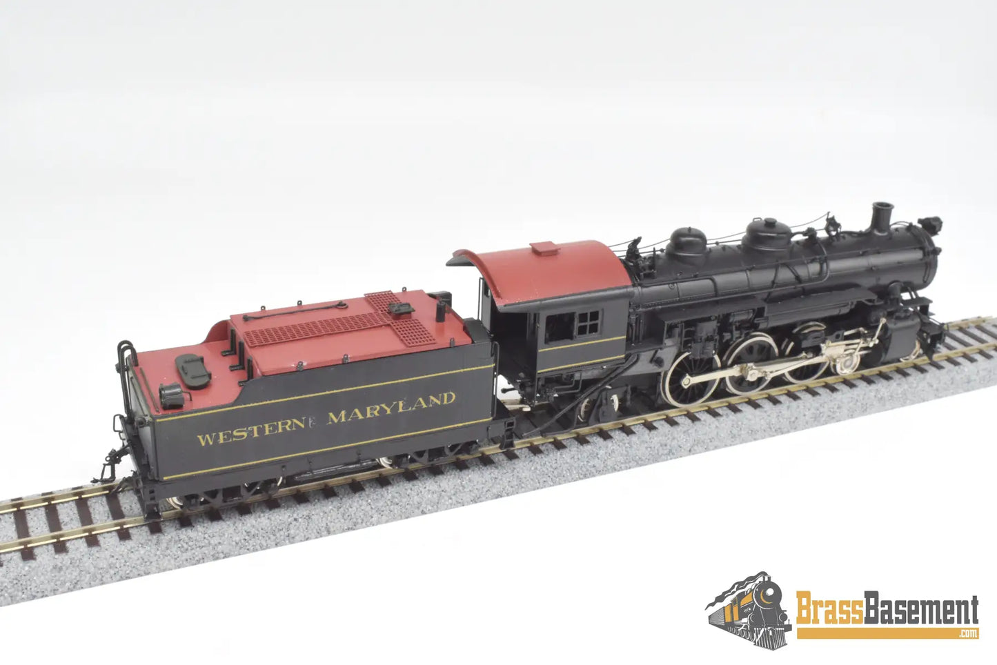 Ho Brass - Ortl P4940 Western Maryland Wm 4-6-2 K-2 Pacific Factory Painted Oil Version Steam