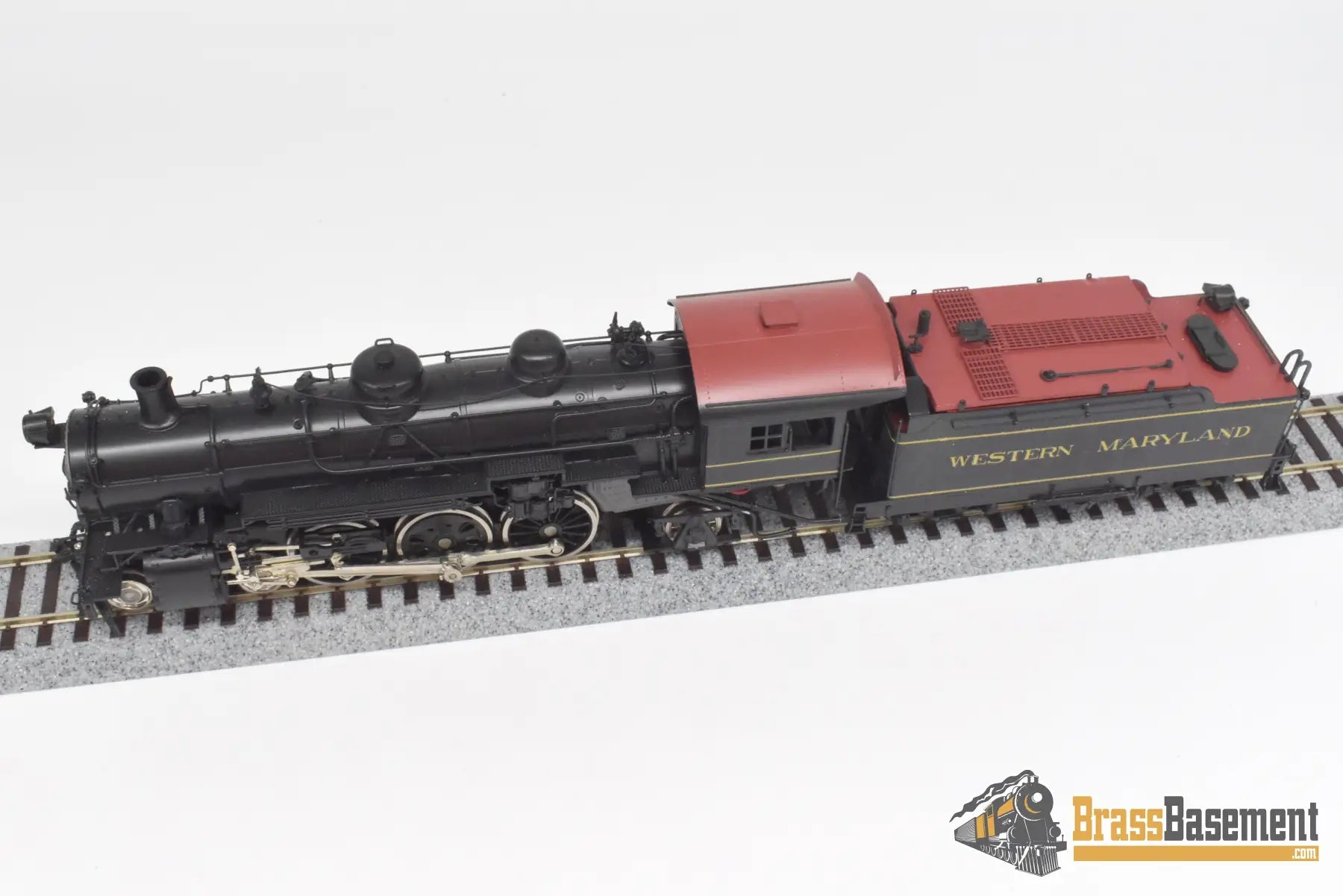 Ho Brass - Ortl P4940 Western Maryland Wm 4-6-2 K-2 Pacific Factory Painted Oil Version Steam