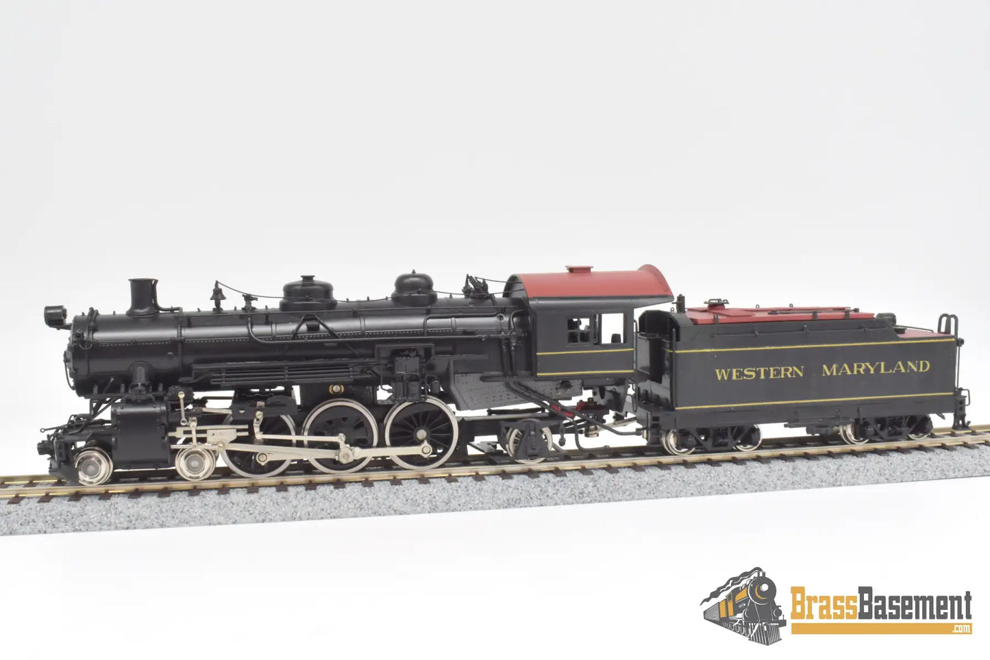 Ho Brass - Ortl P4940 Western Maryland Wm 4-6-2 K-2 Pacific Factory Painted Oil Version Steam