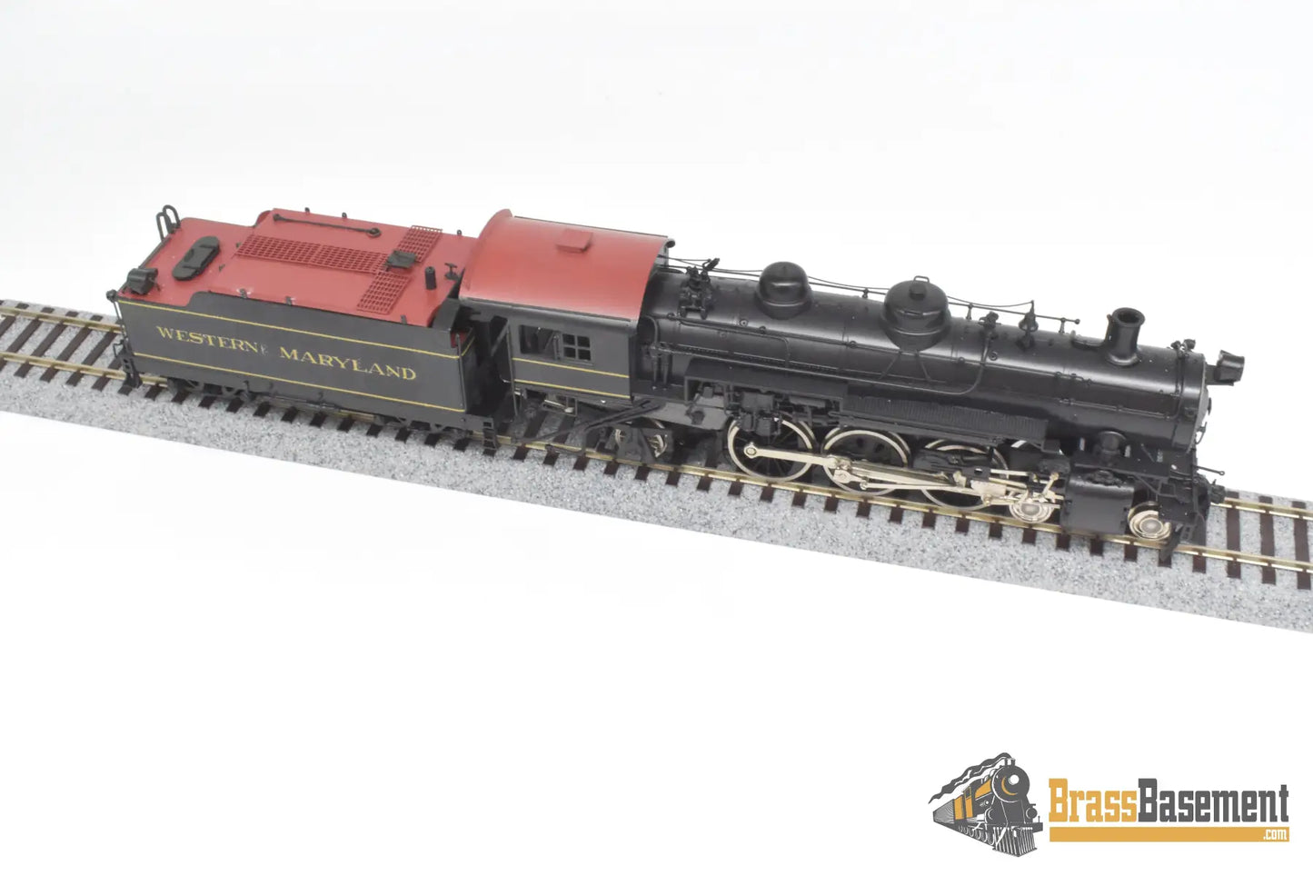 Ho Brass - Ortl P4940 Western Maryland Wm 4-6-2 K-2 Pacific Factory Painted Oil Version Steam