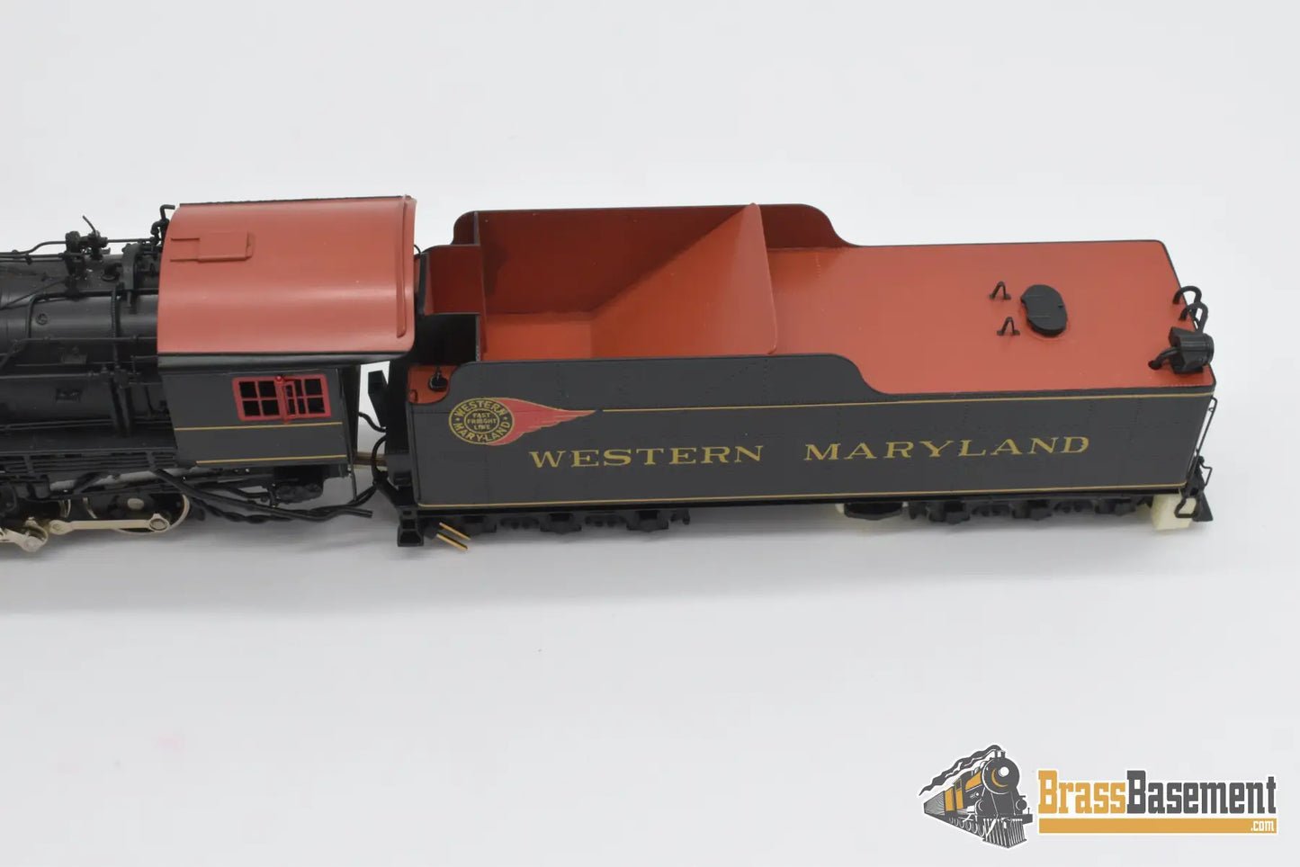 Ho Brass - Ortl Western Maryland Wm 2-8-0 H-9 Worthington Fwh Factory Painted Steam