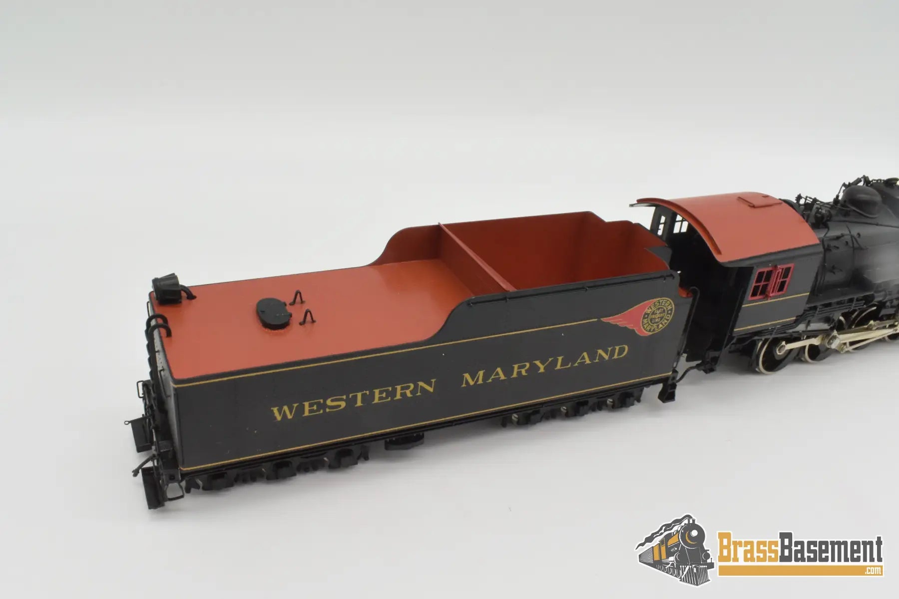 Ho Brass - Ortl Western Maryland Wm 2-8-0 H-9 Worthington Fwh Factory Painted Steam