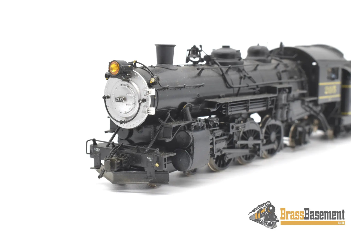 Ho Brass - Ortl Western Maryland Wm 4 - 6 - 2 K - 2 Pacific #205 Custom Painted Steam