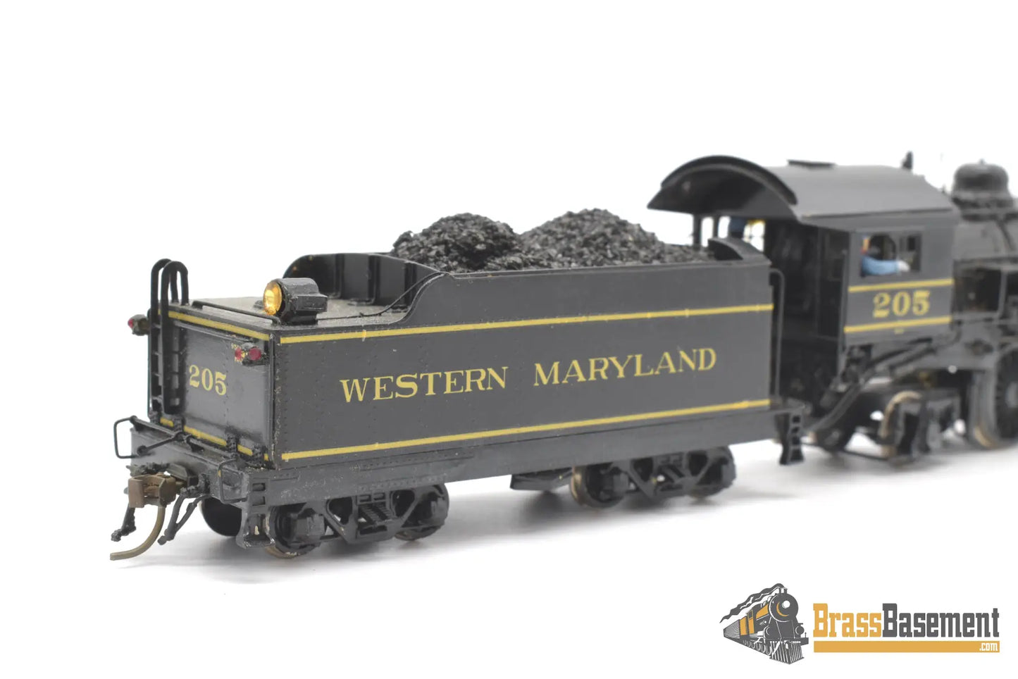 Ho Brass - Ortl Western Maryland Wm 4 - 6 - 2 K - 2 Pacific #205 Custom Painted Steam