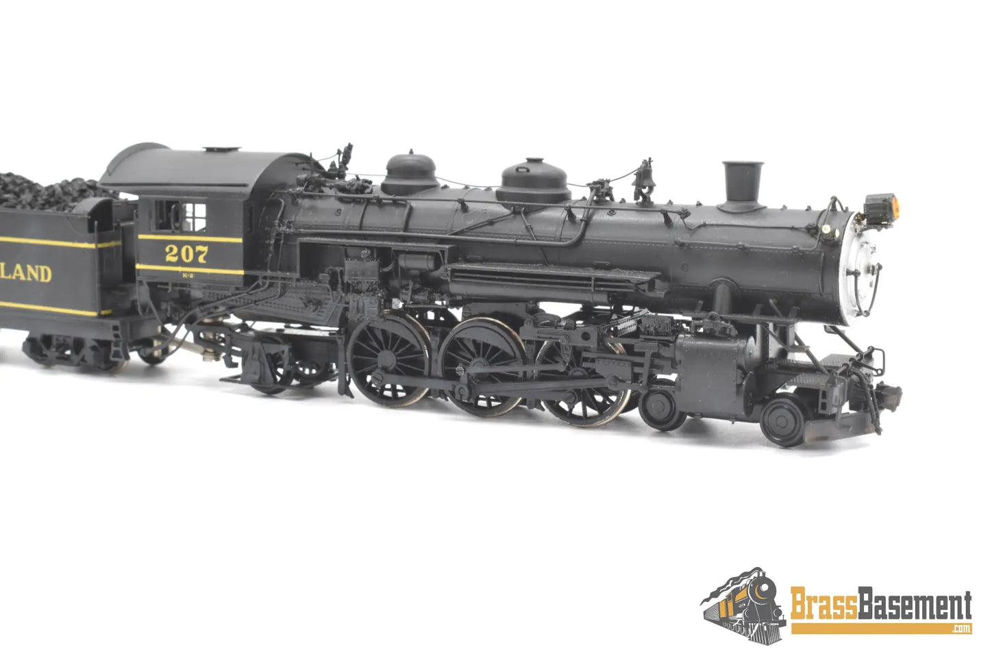 Ho Brass - Ortl Western Maryland Wm 4 - 6 - 2 K - 2 Pacific #207 Custom Painted Steam