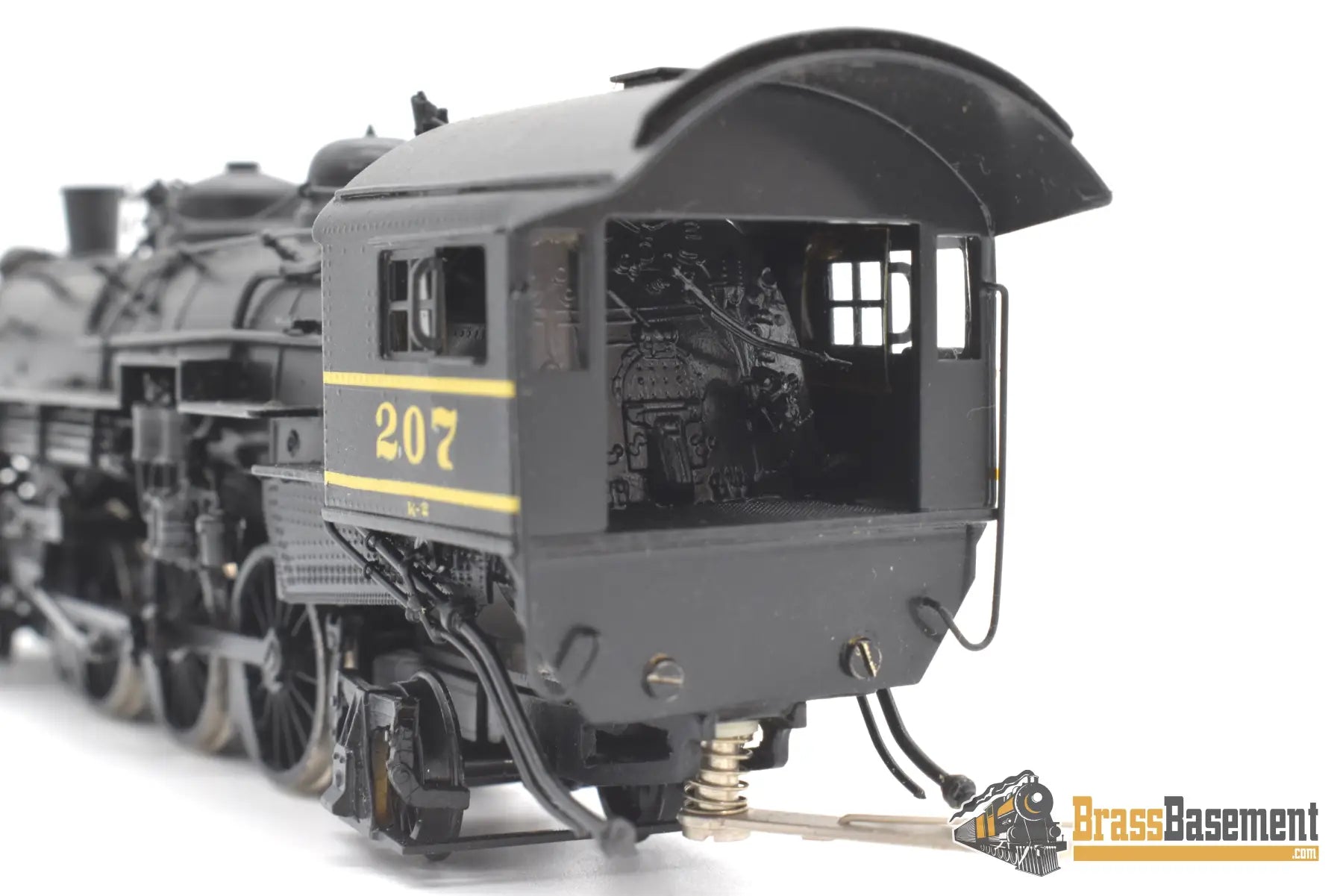 Ho Brass - Ortl Western Maryland Wm 4 - 6 - 2 K - 2 Pacific #207 Custom Painted Steam