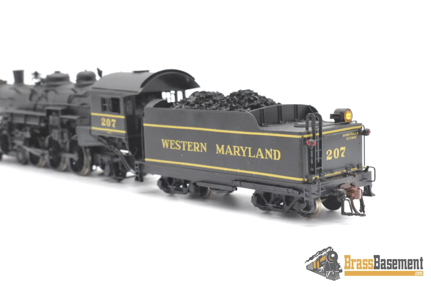 Ho Brass - Ortl Western Maryland Wm 4 - 6 - 2 K - 2 Pacific #207 Custom Painted Steam