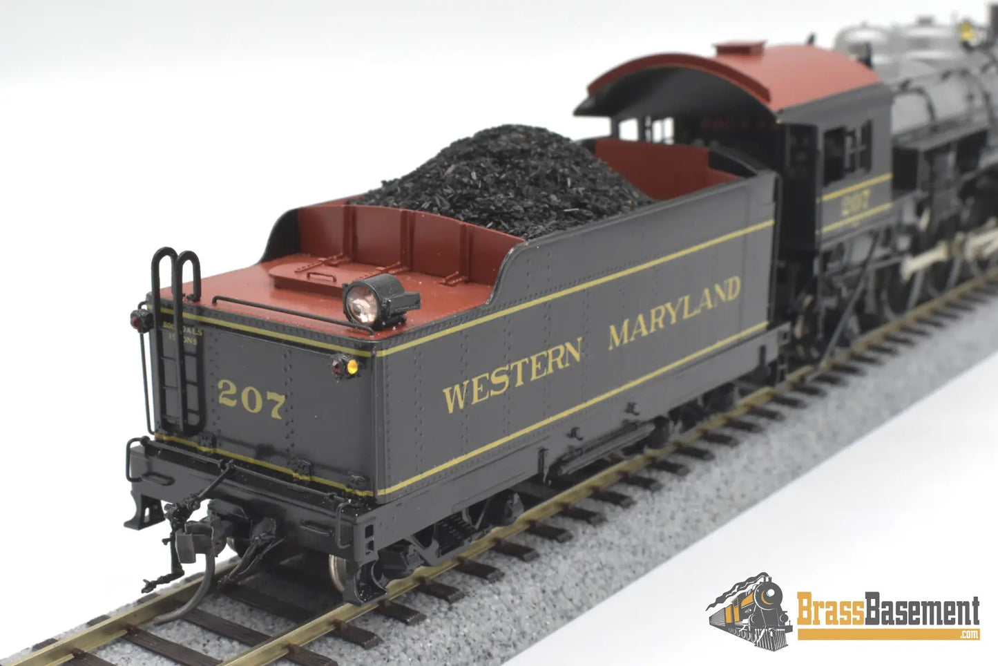 Ho Brass - Ortl Western Maryland Wm 4-6-2 K-2 Pacific #207 Pro Custom Paint Steam