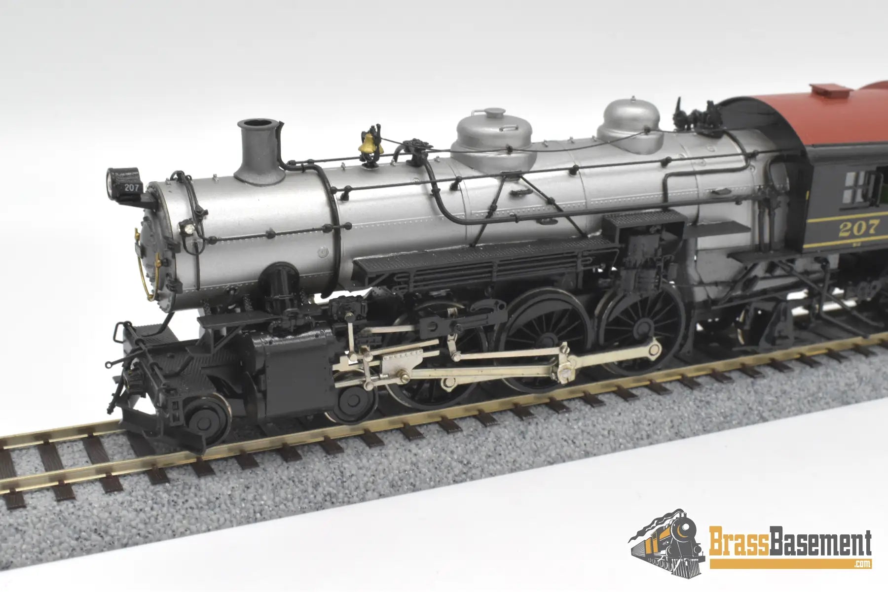 Ho Brass - Ortl Western Maryland Wm 4-6-2 K-2 Pacific #207 Pro Custom Paint Steam