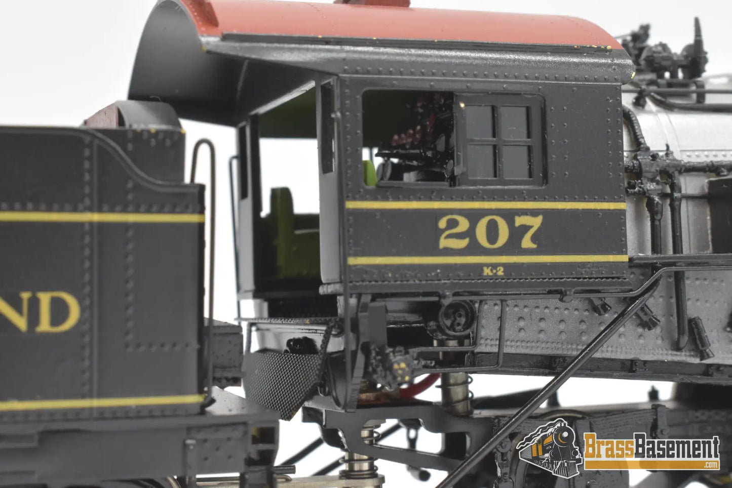 Ho Brass - Ortl Western Maryland Wm 4-6-2 K-2 Pacific #207 Pro Custom Paint Steam