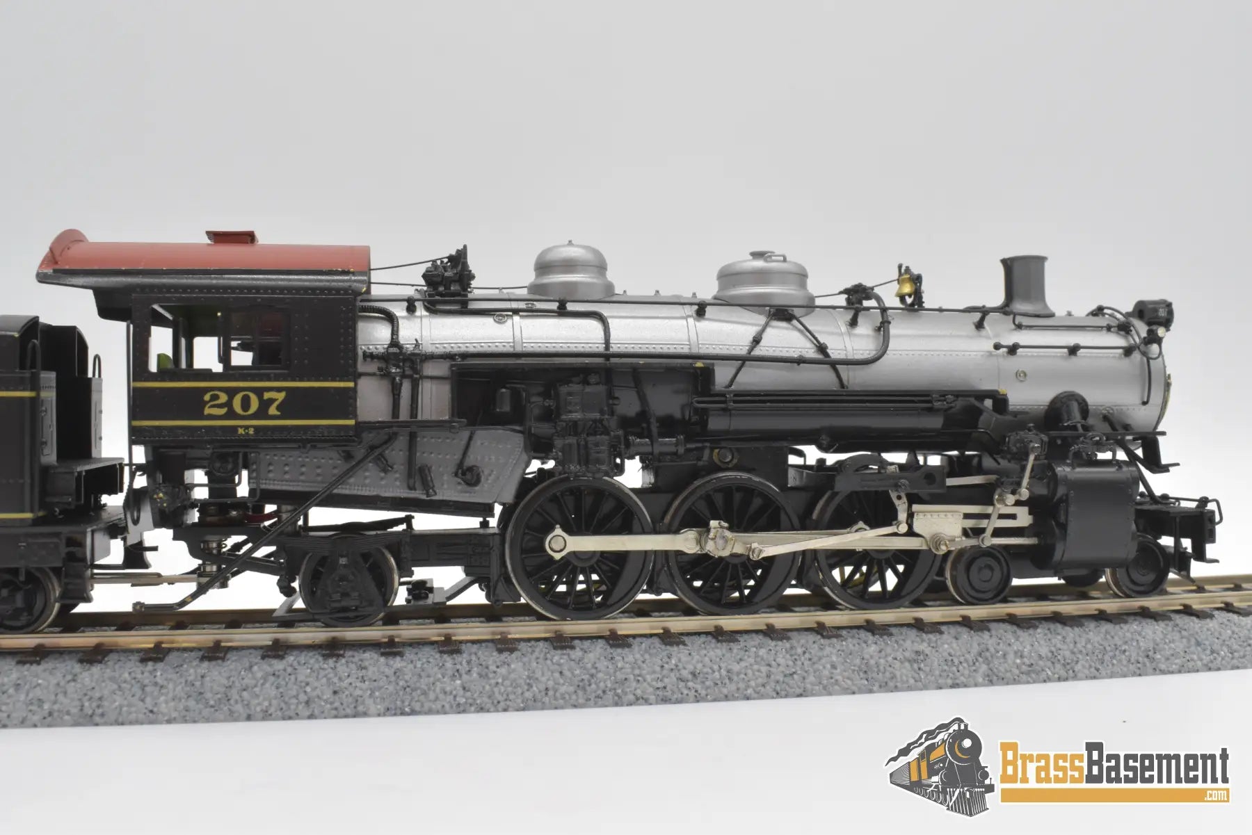 Ho Brass - Ortl Western Maryland Wm 4-6-2 K-2 Pacific #207 Pro Custom Paint Steam