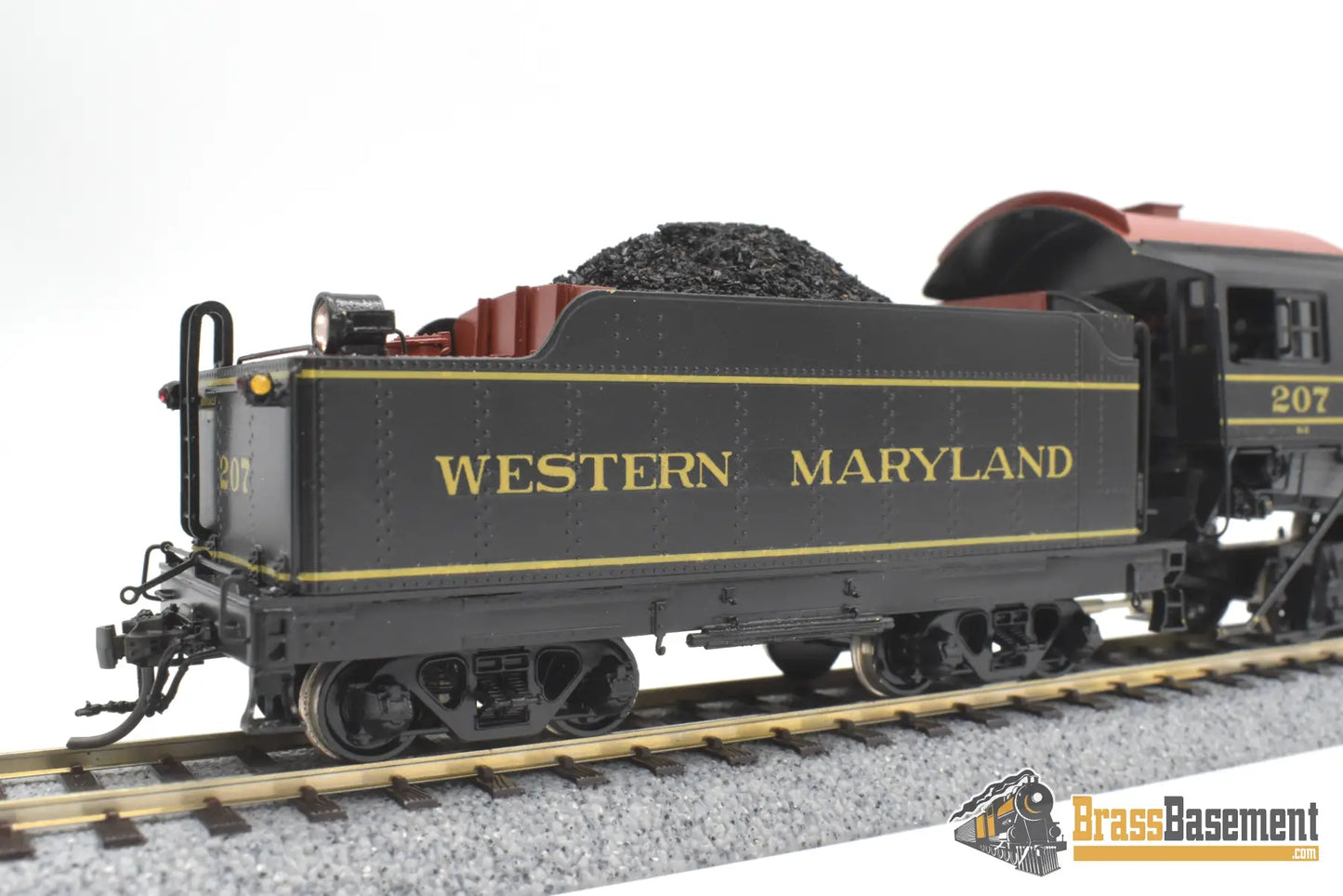 Ho Brass - Ortl Western Maryland Wm 4-6-2 K-2 Pacific #207 Pro Custom Paint Steam