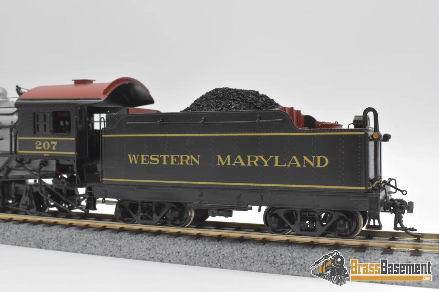 Ho Brass - Ortl Western Maryland Wm 4-6-2 K-2 Pacific #207 Pro Custom Paint Steam