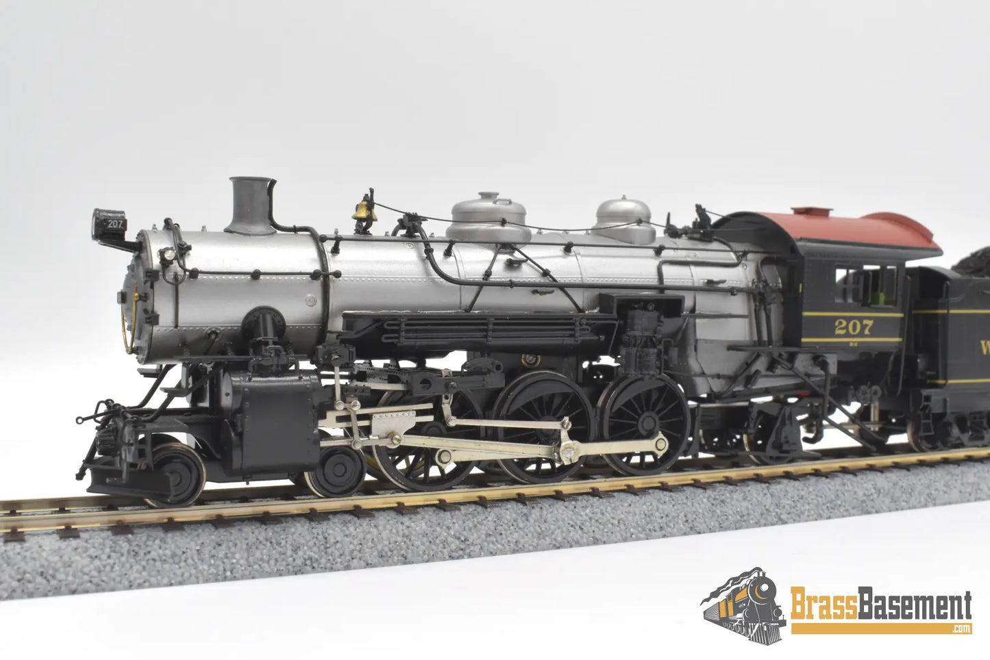 Ho Brass - Ortl Western Maryland Wm 4-6-2 K-2 Pacific #207 Pro Custom Paint Steam